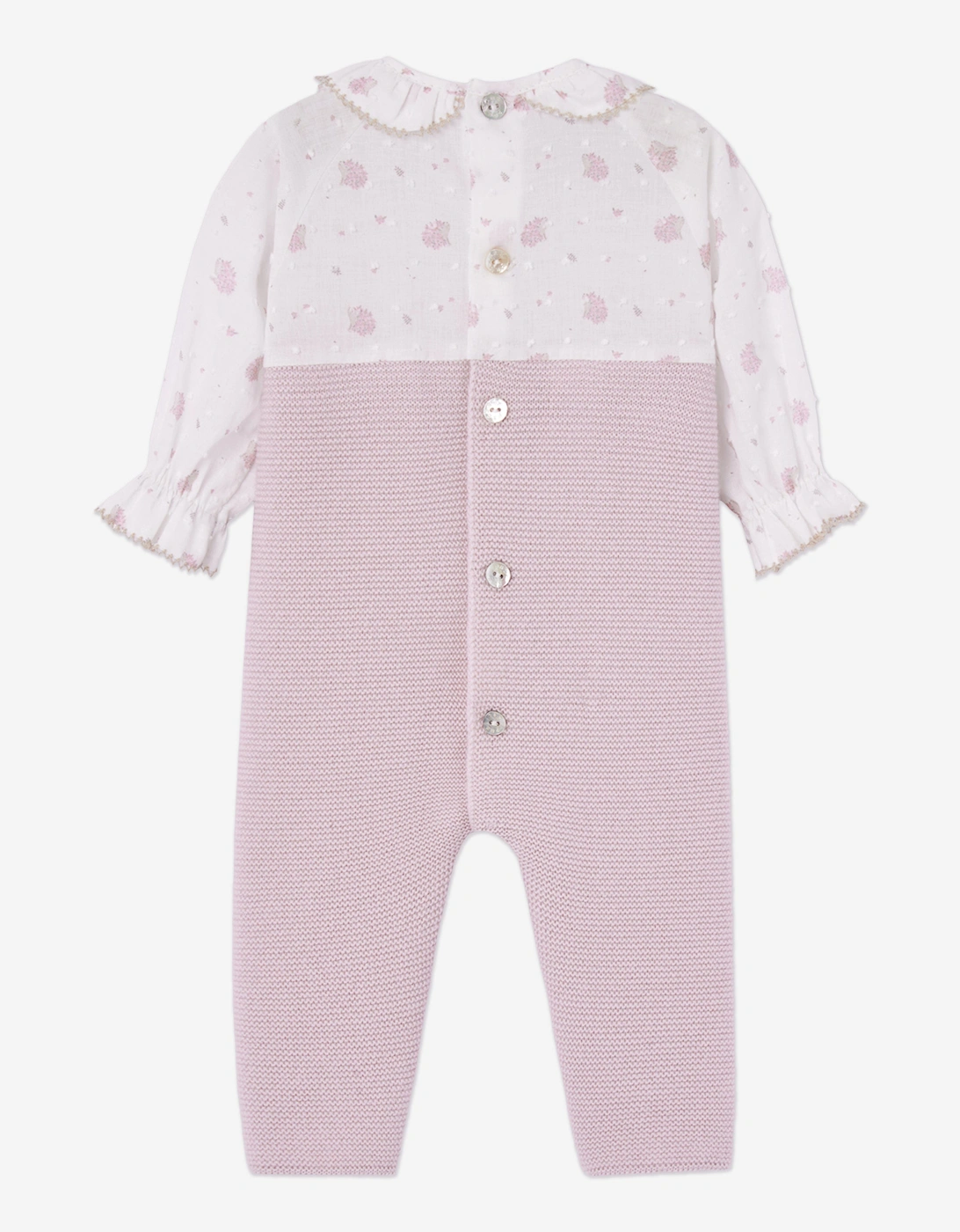 Baby Girls Knitted Romper in Purple