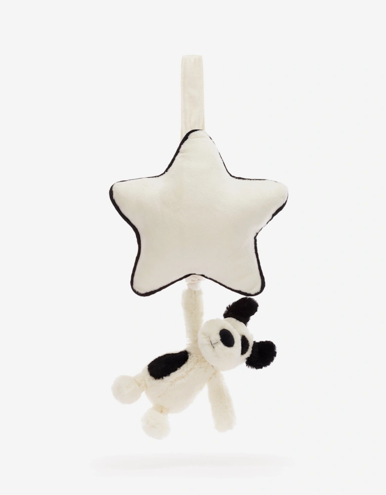Bashful Puppy Musical Pull in White (30 CM)