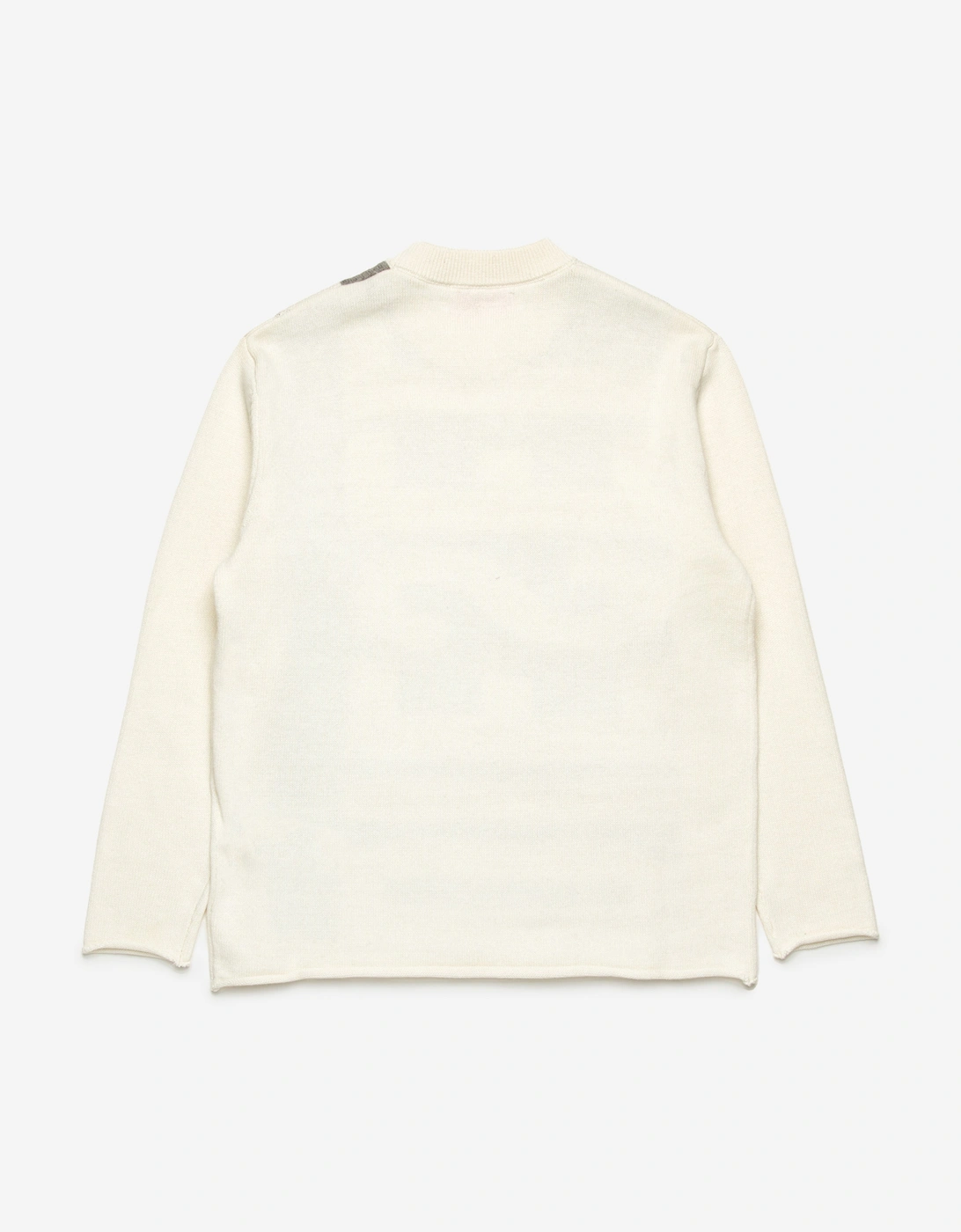Boys Logo Jumper in Ivory