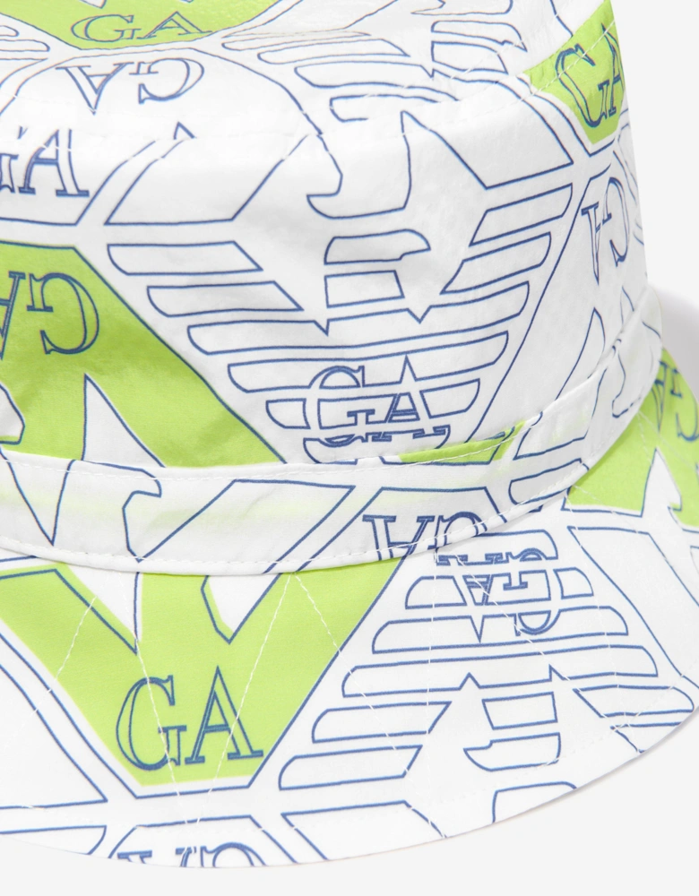 Boys Logo Bucket Hat in Multicolour
