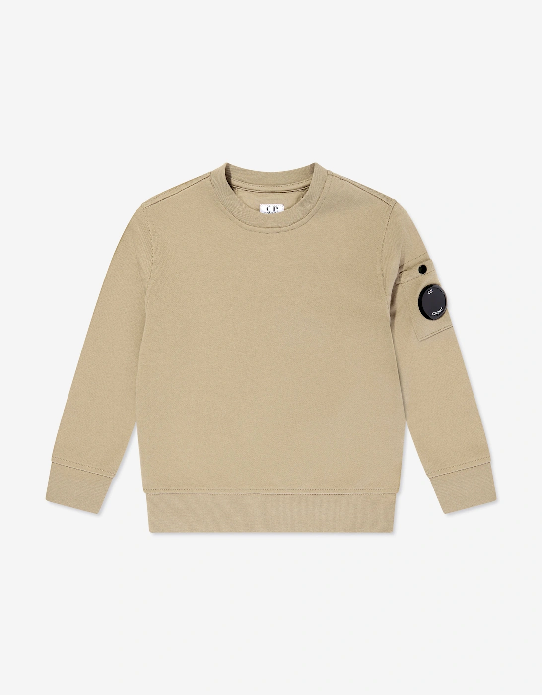 C.P. Company Boys Lens Sweatshirt in Beige, 5 of 4