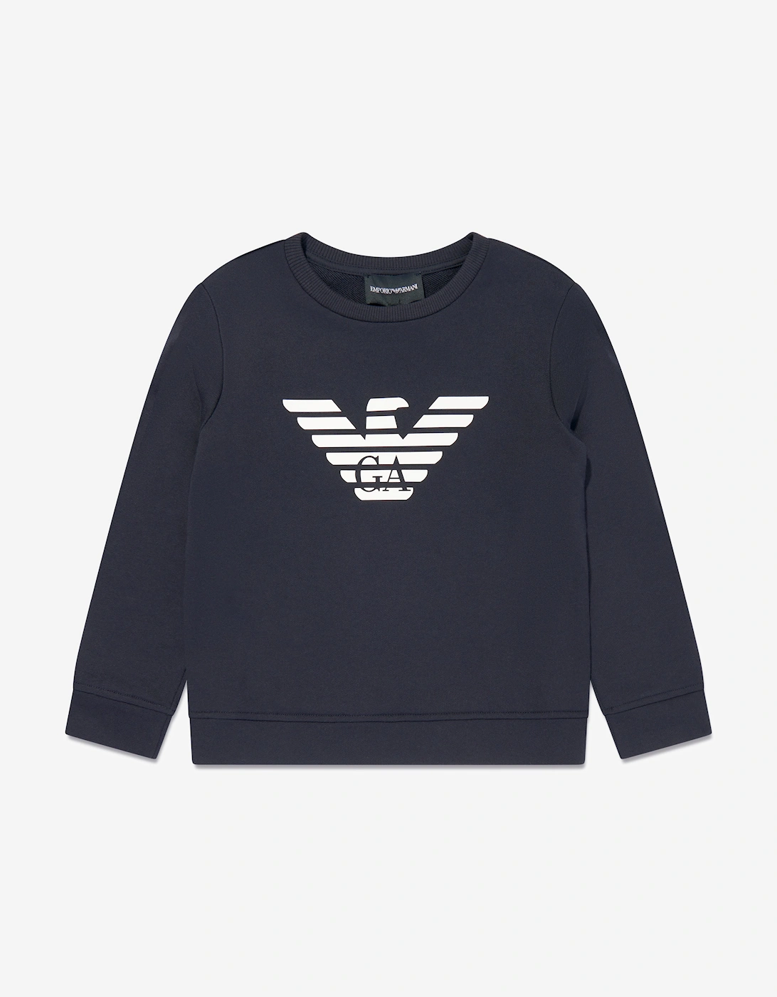 Boys Logo Sweatshirt in Navy, 5 of 4