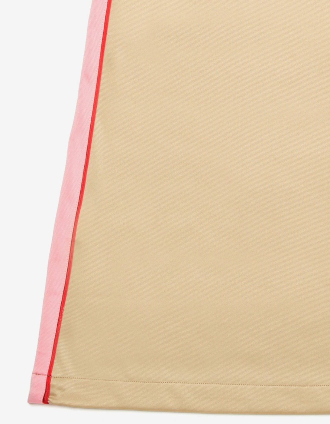 Girls Satin and Jersey Sleeveless Dress in Beige