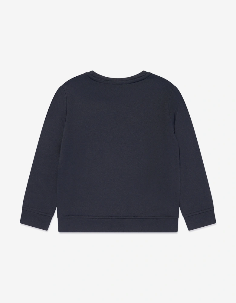 Boys Logo Sweatshirt in Navy