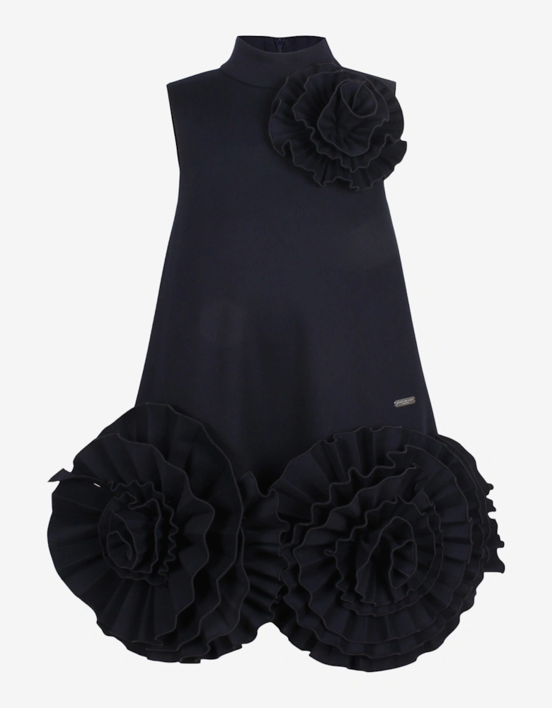 Girls Cupcake Dress in Navy