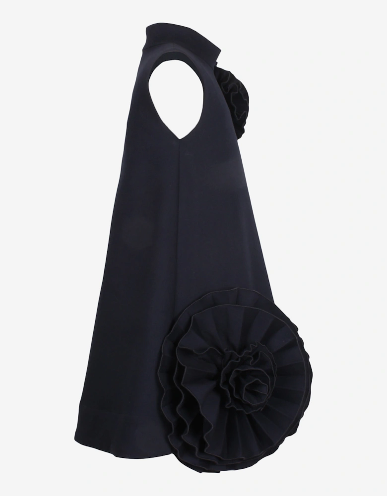 Girls Cupcake Dress in Navy