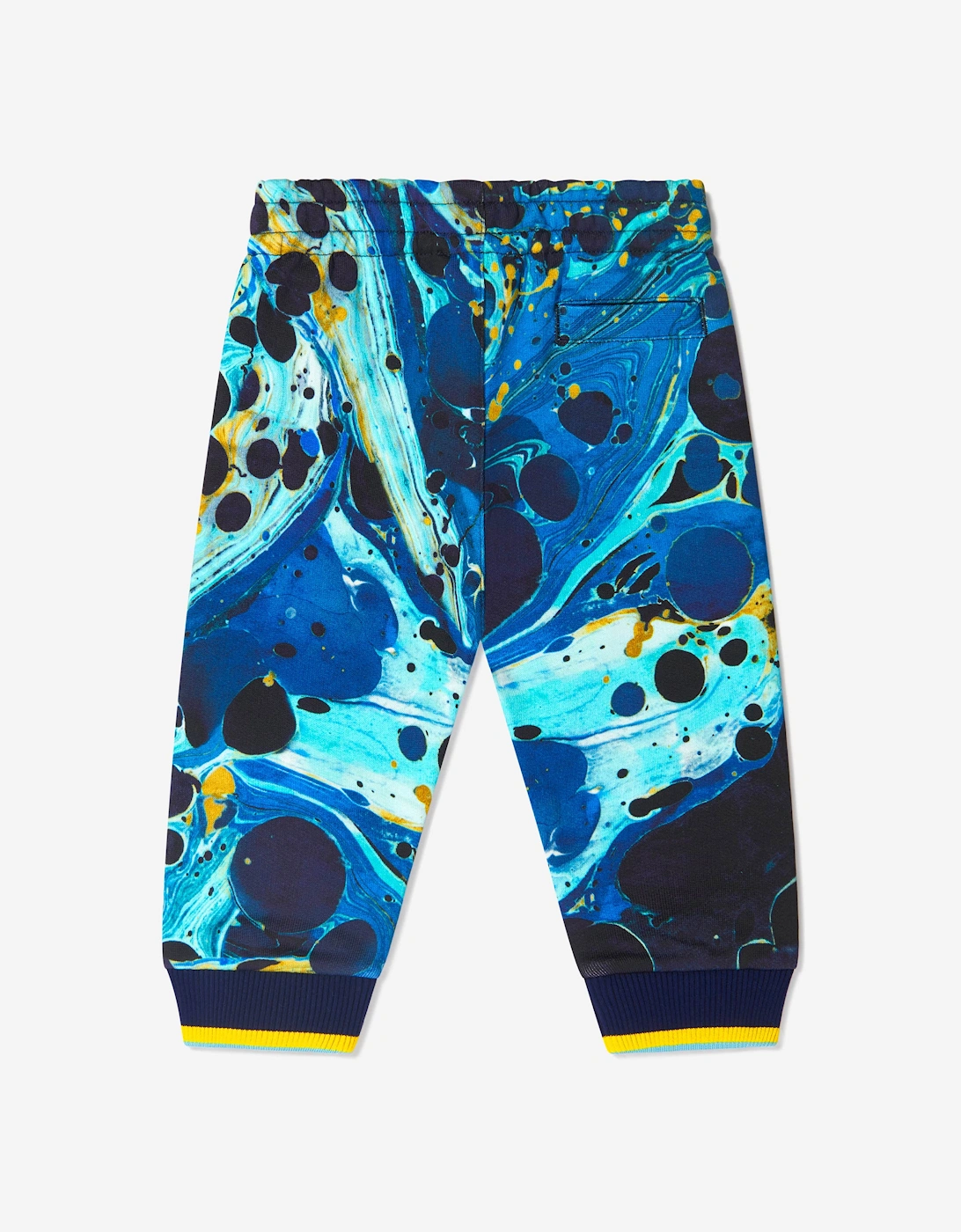 Baby Boys Cotton Marble Print Joggers