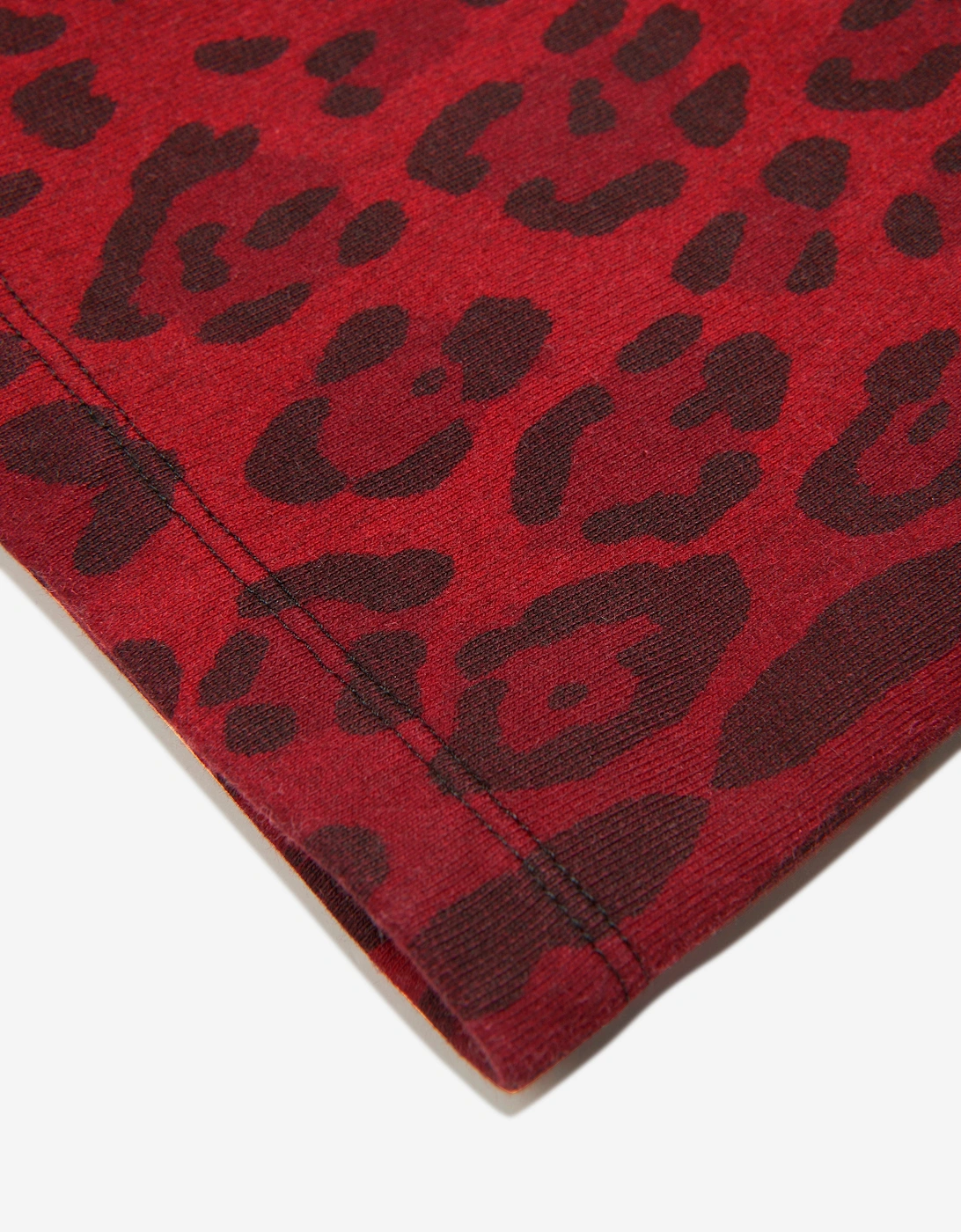 Boys Cotton Leopard Bermuda Shorts