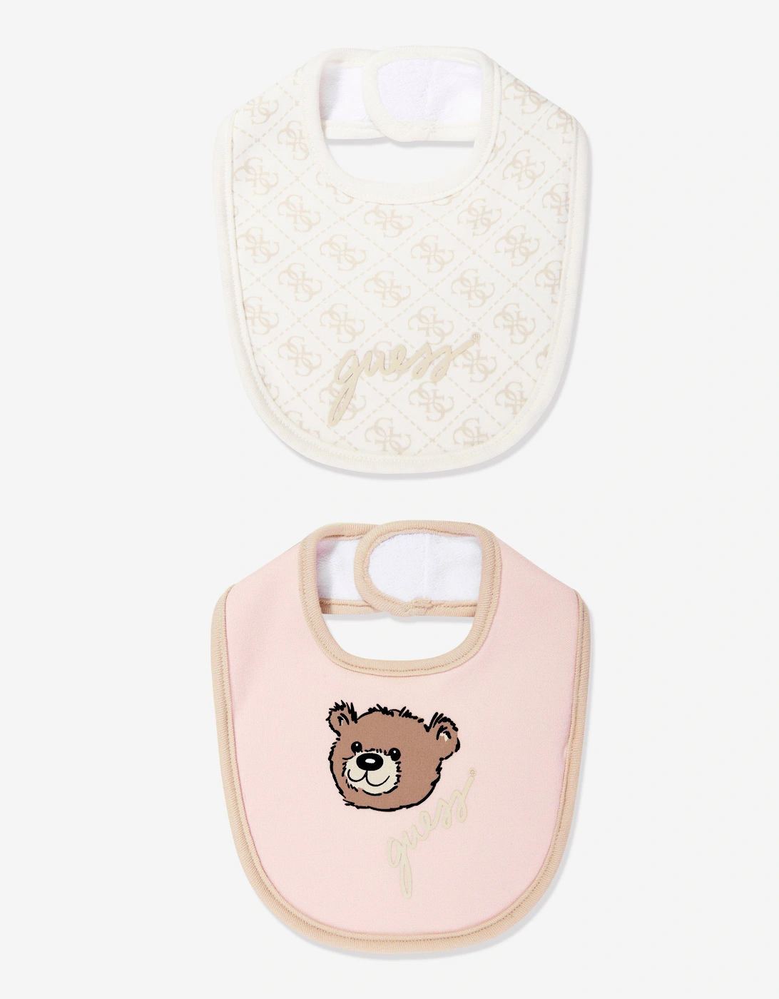 Baby 2 Piece Bib Set in Pink, 5 of 4