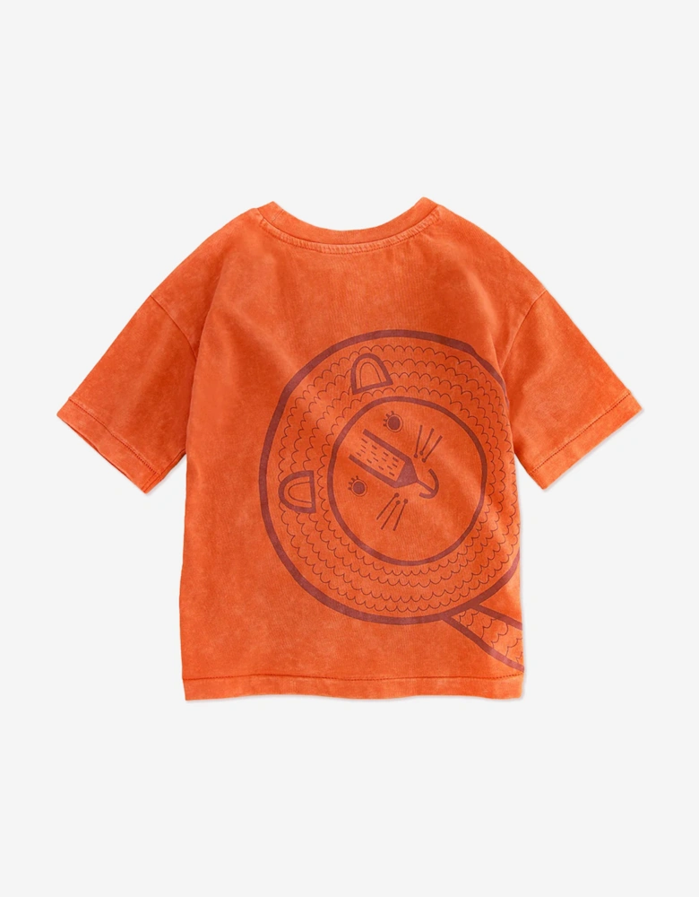 Boys Cub The Lion Adventure Club T-Shirt in Red