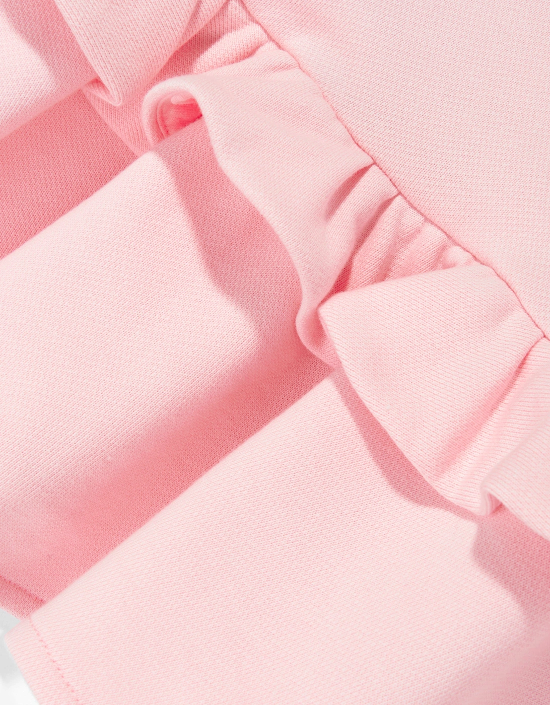 Baby Girls Logo Ruffle Dress in Pink
