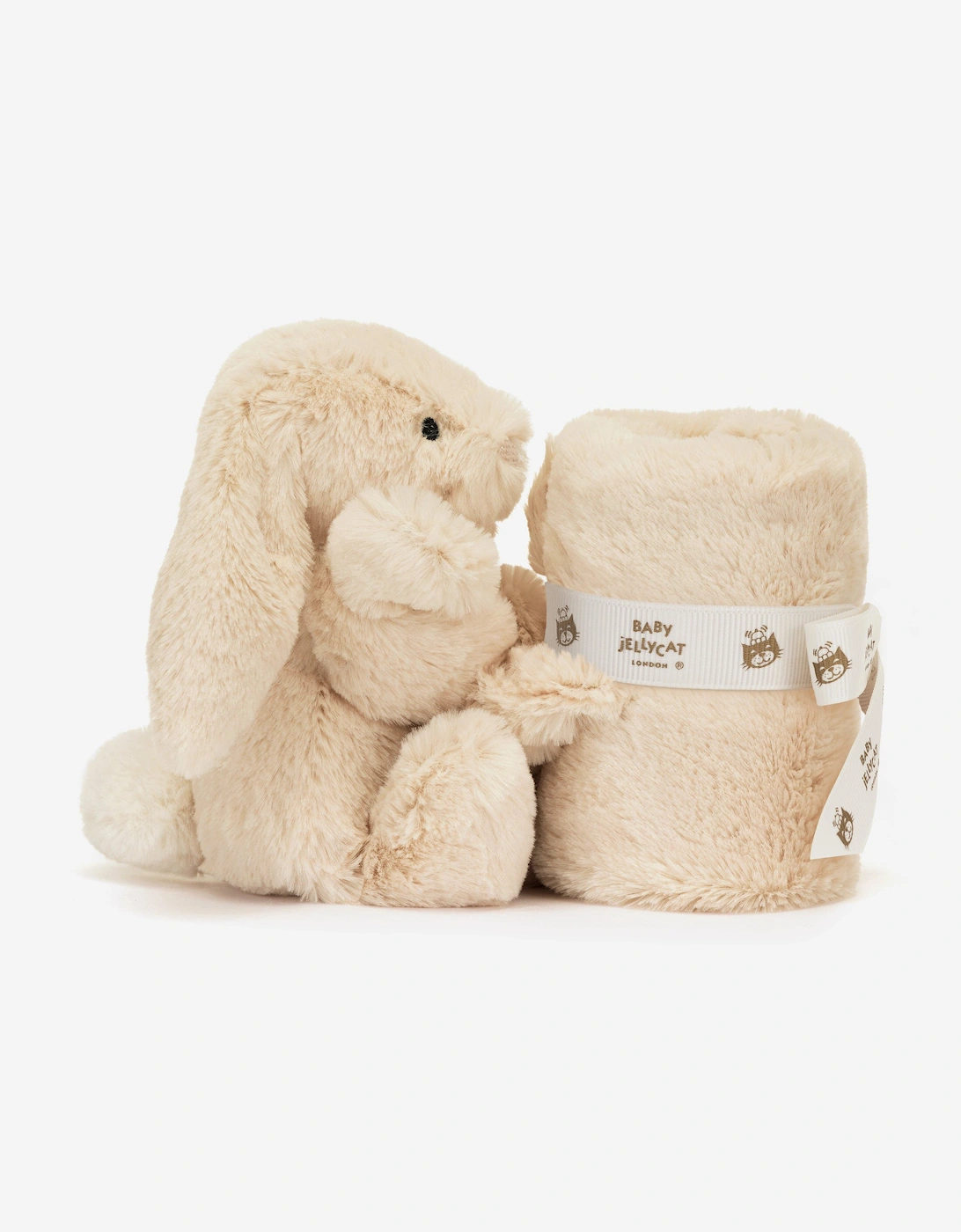 Bashful Luxe Willow Bunny Soother in Ivory (34 CM)
