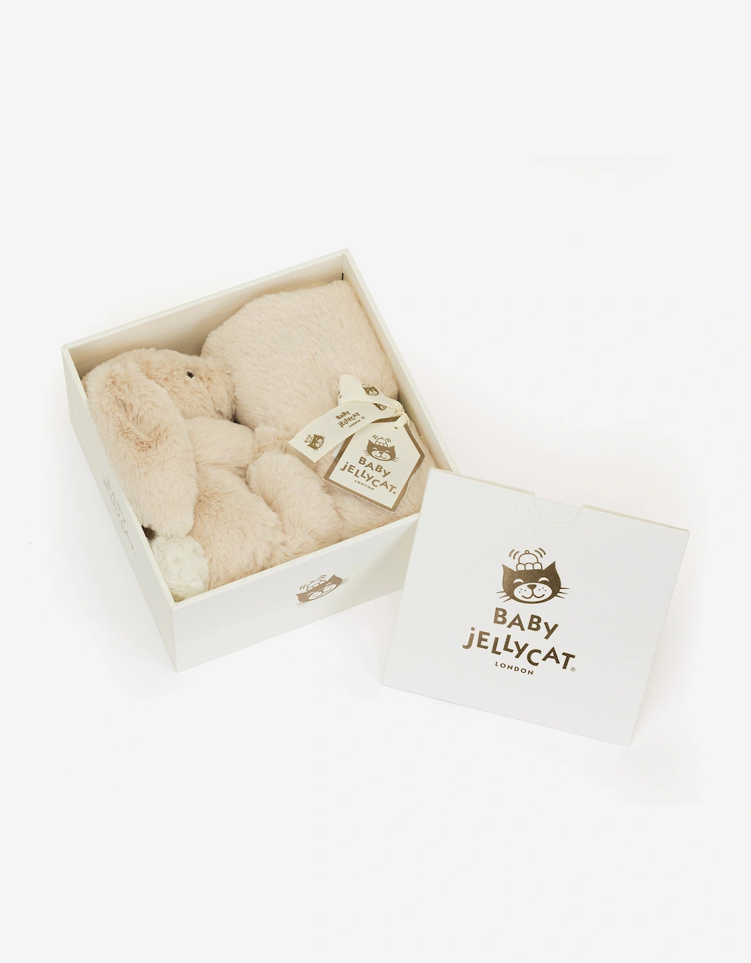 Bashful Luxe Willow Bunny Soother in Ivory (34 CM)