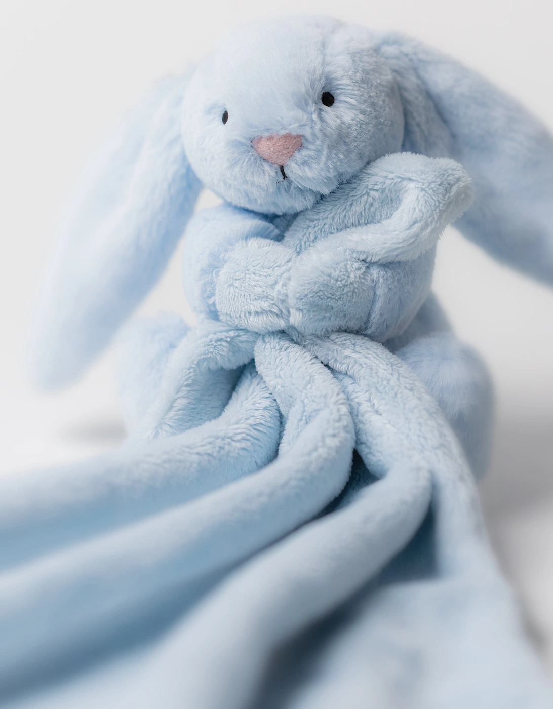 Bashful Bunny Soother in Blue (34 CM)