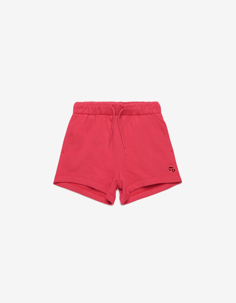 Girls Oval D Shorts in Pink