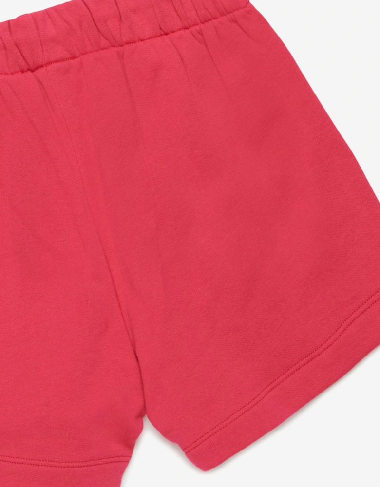 Girls Oval D Shorts in Pink