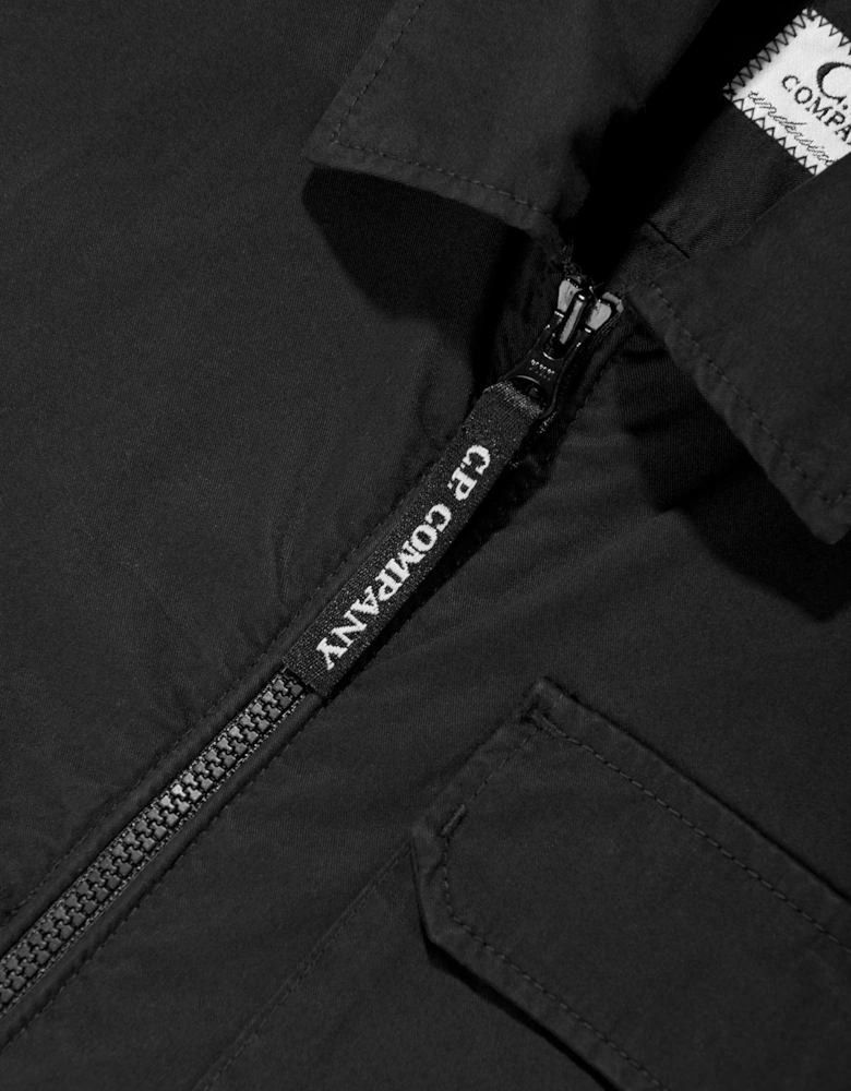C.P. Company Boys Cotton Pocket Shirt in Black