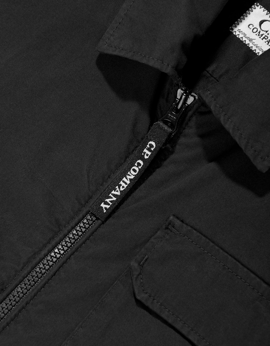 C.P. Company Boys Cotton Pocket Shirt in Black