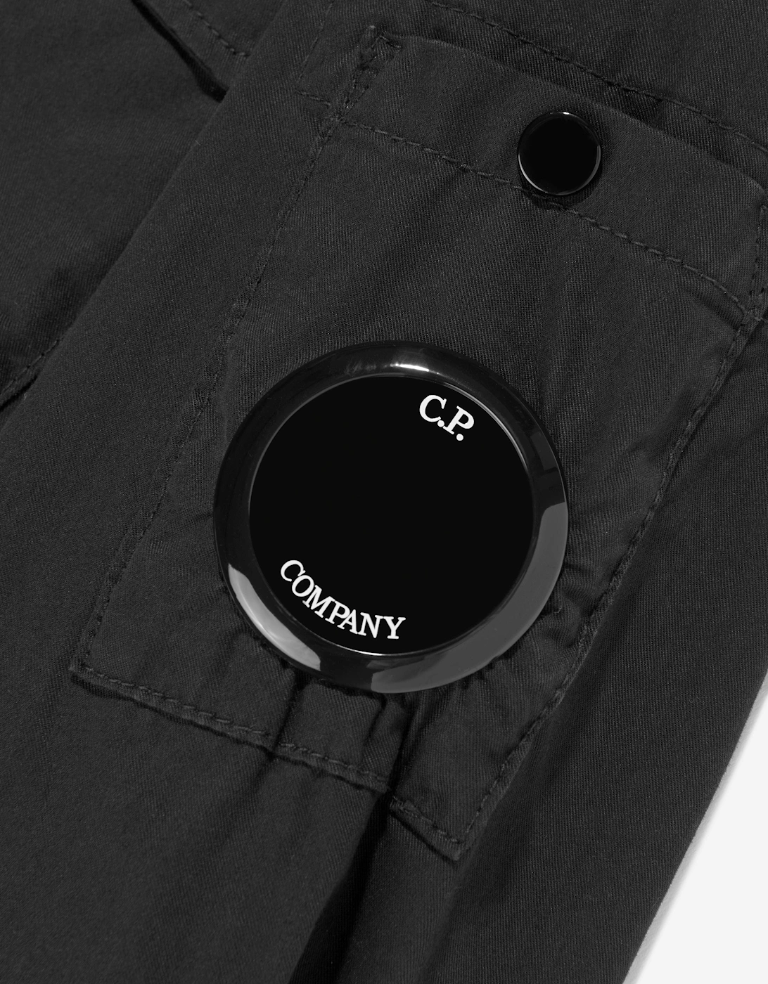 C.P. Company Boys Cotton Pocket Shirt in Black