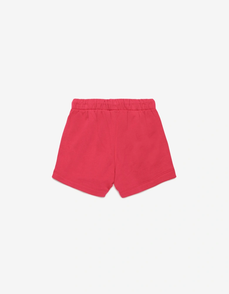 Girls Oval D Shorts in Pink