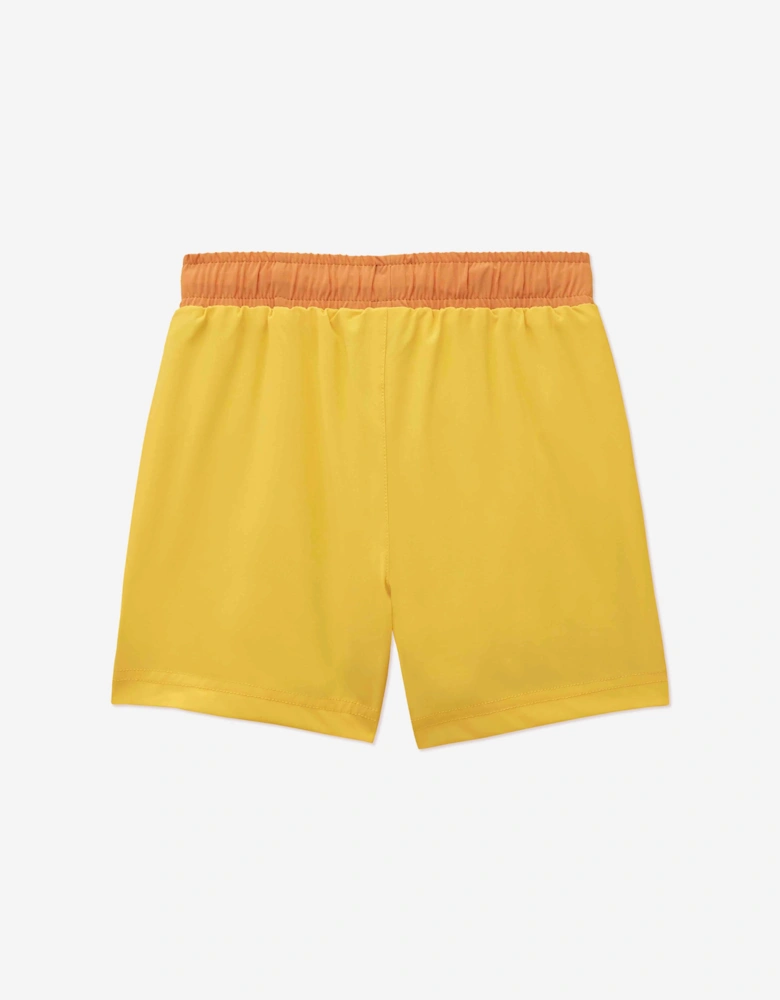 Boys Cub The Lion Swim Shorts in Yellow (UPF50+)