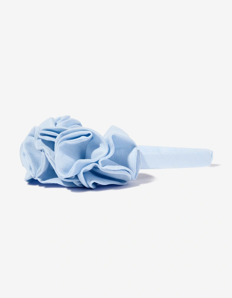 Girls Sweet Pea Headband in Blue