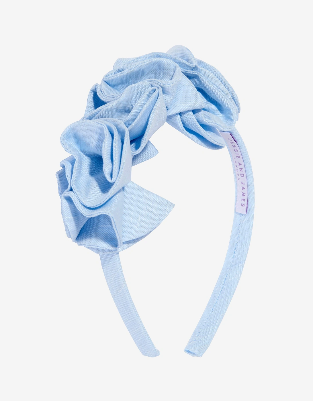 Girls Sweet Pea Headband in Blue, 5 of 4