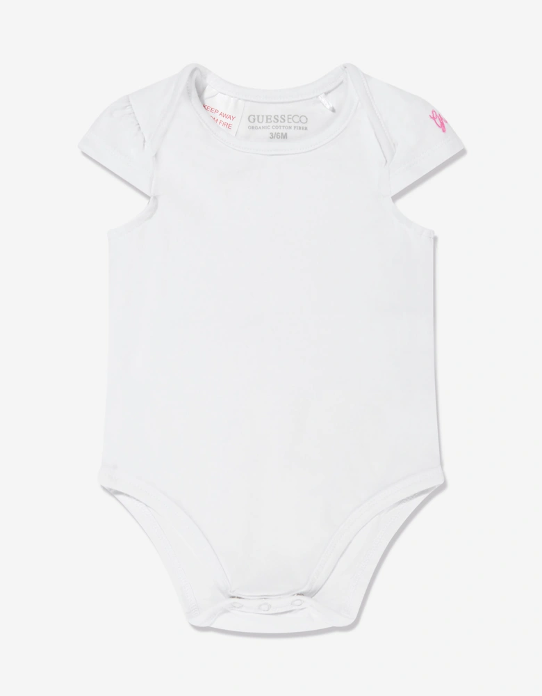 Baby Girls Seersucker Skirtall Set in Pink