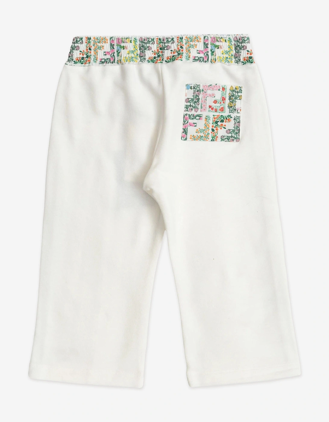 Baby Girls FF Bloom Joggers in White