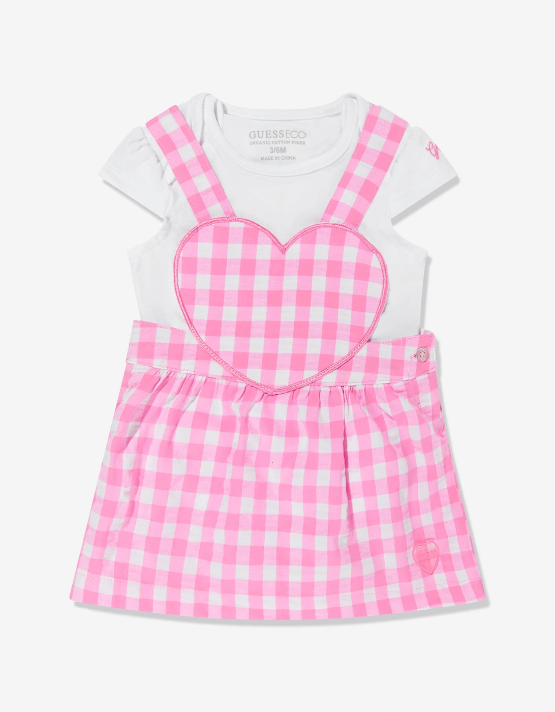 Baby Girls Seersucker Skirtall Set in Pink, 5 of 4