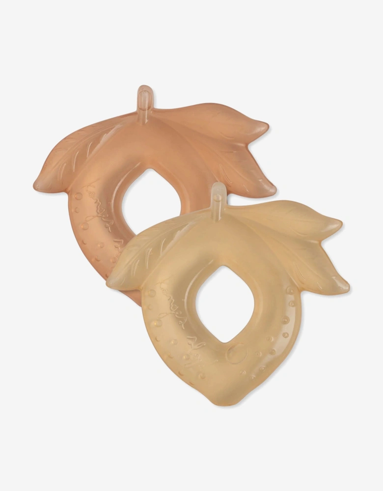 Konges Sløjd Baby 2 Pack Lemon Cooling Teethers in Multicolour