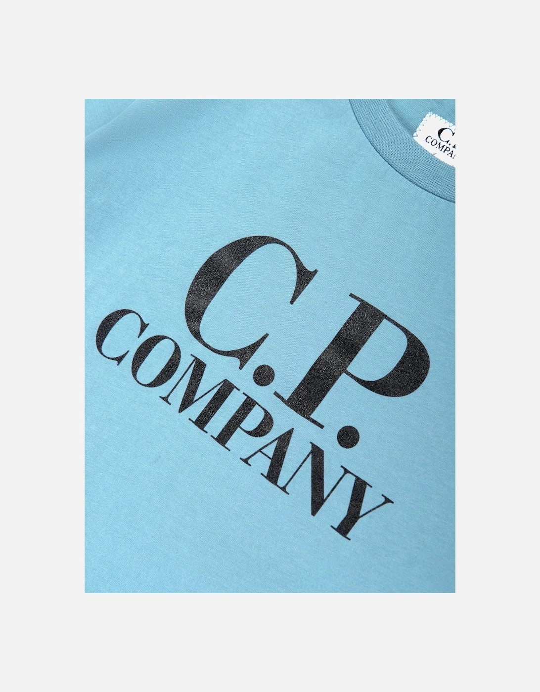 C.P. Company Boys Logo Back Goggle T-Shirt in Blue