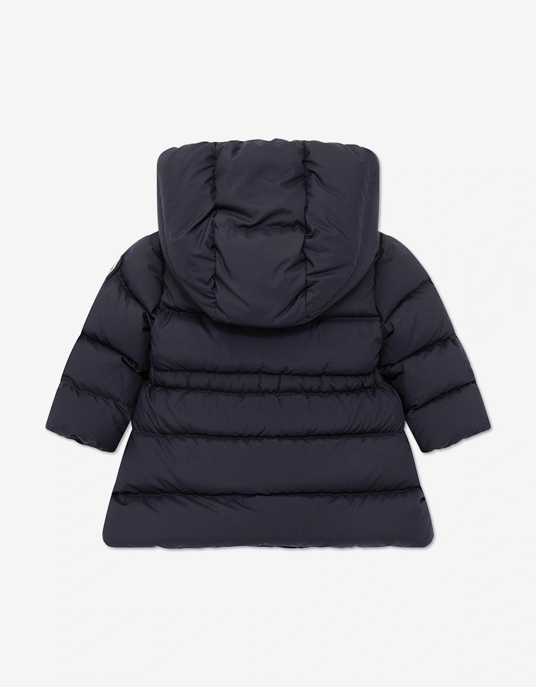 Baby Girls Down Padded Molan Long Parka in Navy
