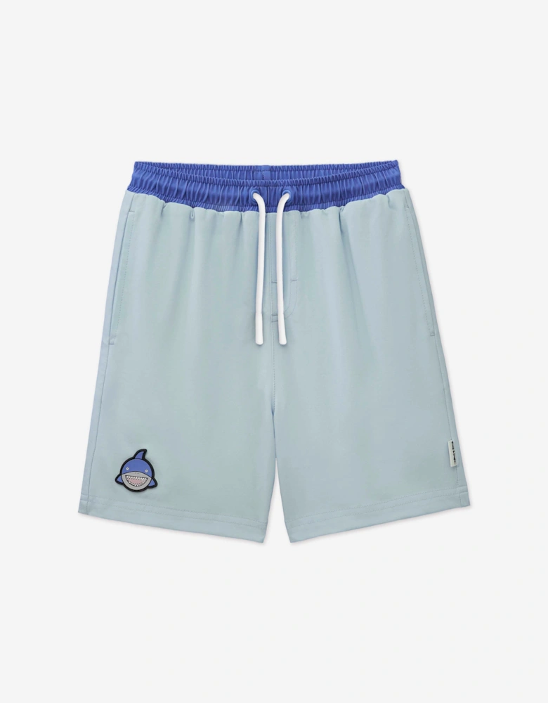Boys Reef The Shark Swim Shorts in Blue (UPF50+)