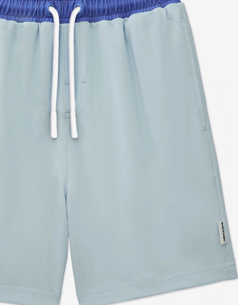 Boys Reef The Shark Swim Shorts in Blue (UPF50+)