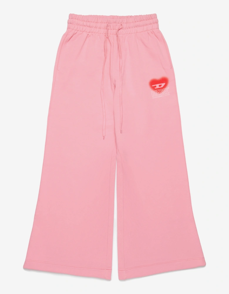 Girls Relaxed Leg Joggers in Pink