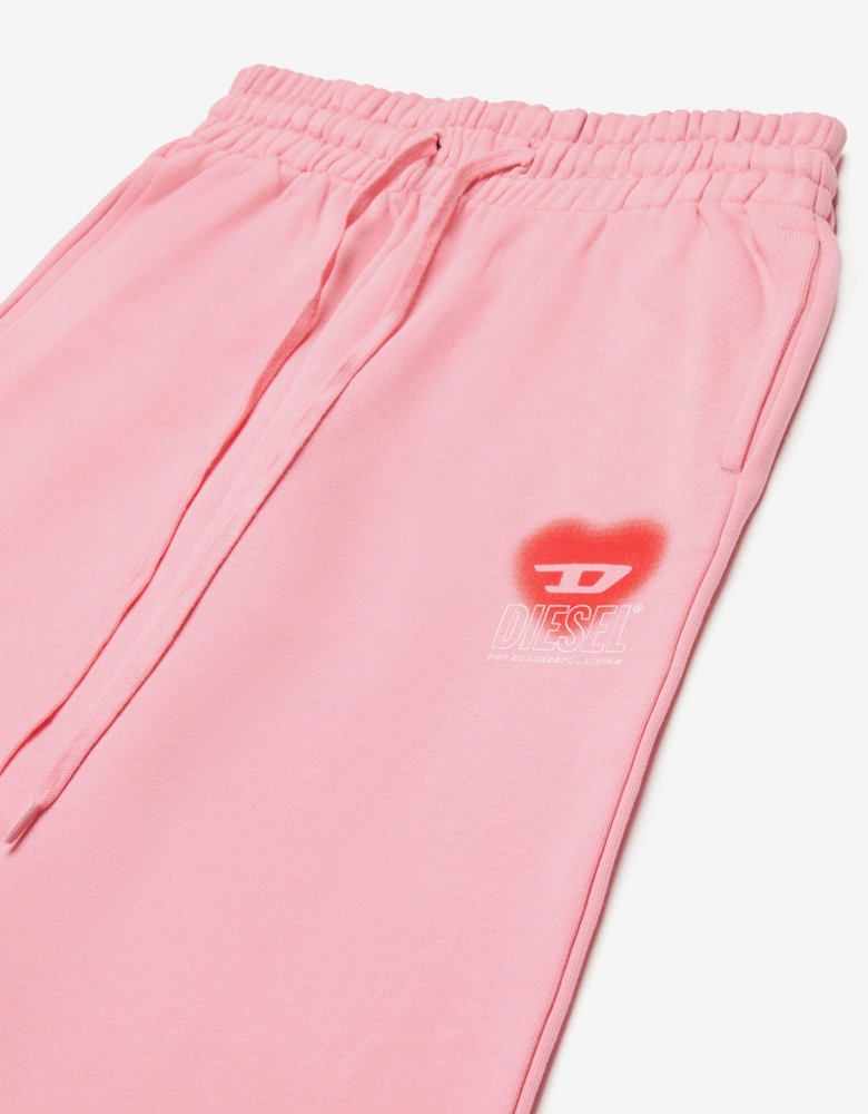 Girls Relaxed Leg Joggers in Pink