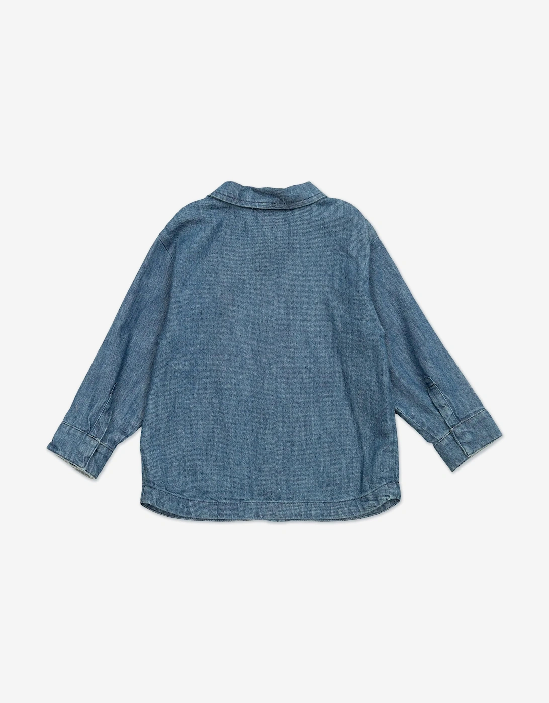 Baby Boys Light Denim Shirt in Blue