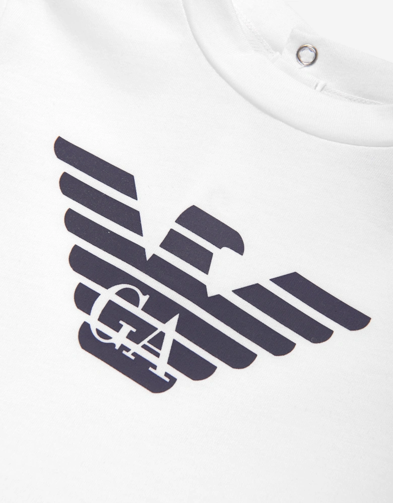 Baby Boys Logo T-Shirt in White