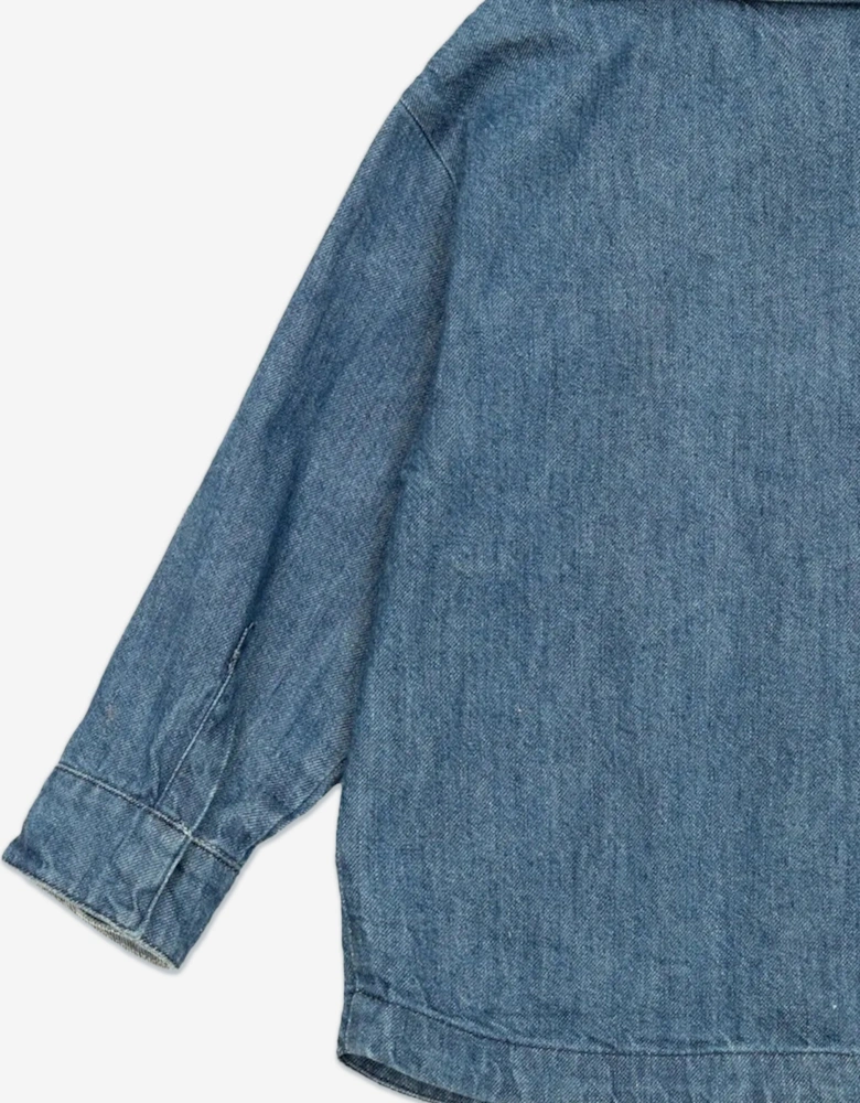 Baby Boys Light Denim Shirt in Blue
