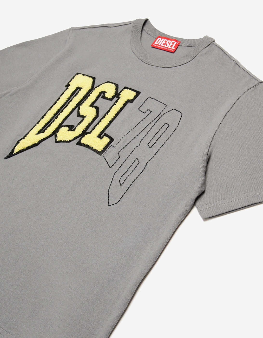 Boys Logo T-Shirt in Grey
