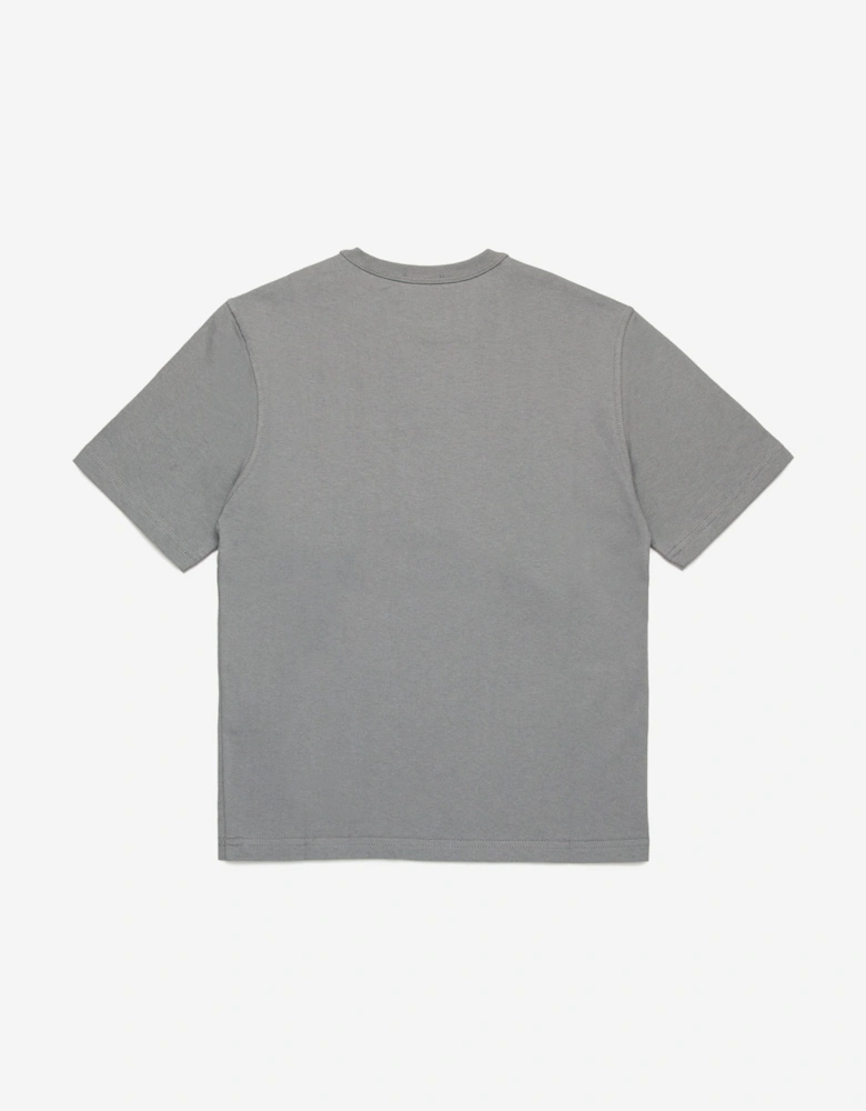 Boys Logo T-Shirt in Grey