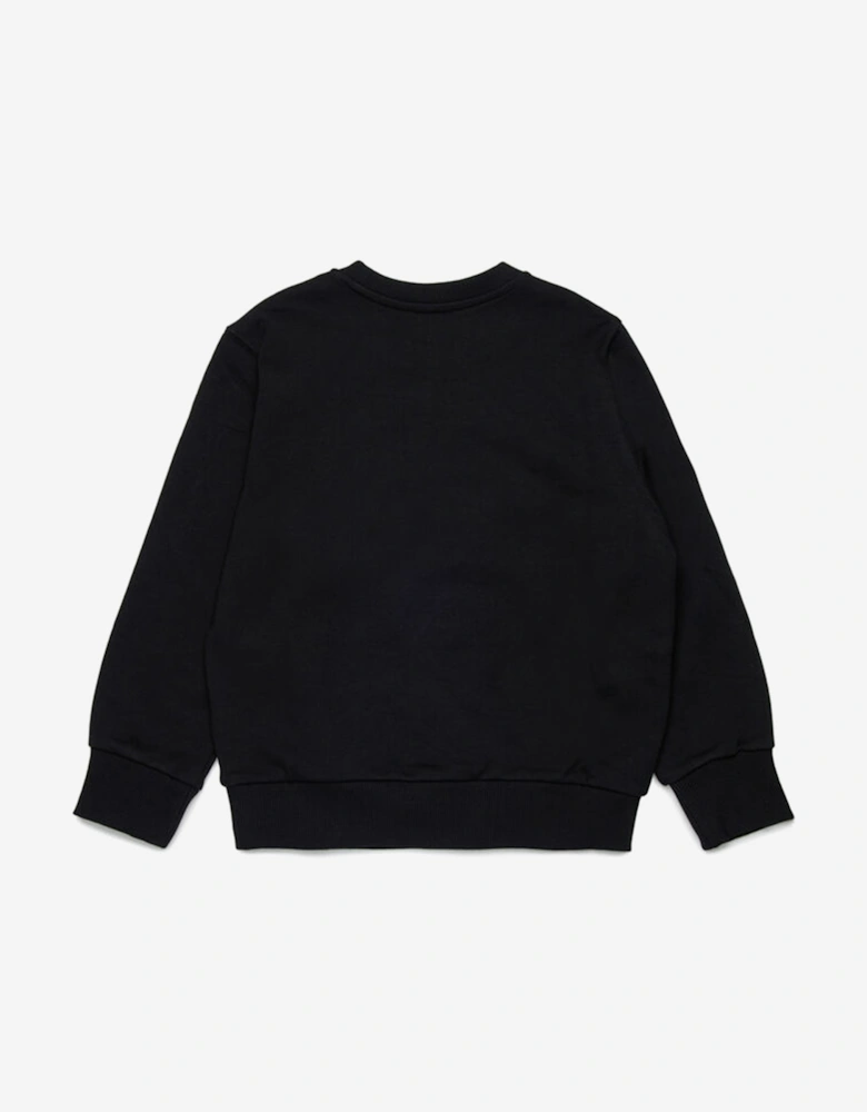 Kids Logo Patch Sweatshirt in Black