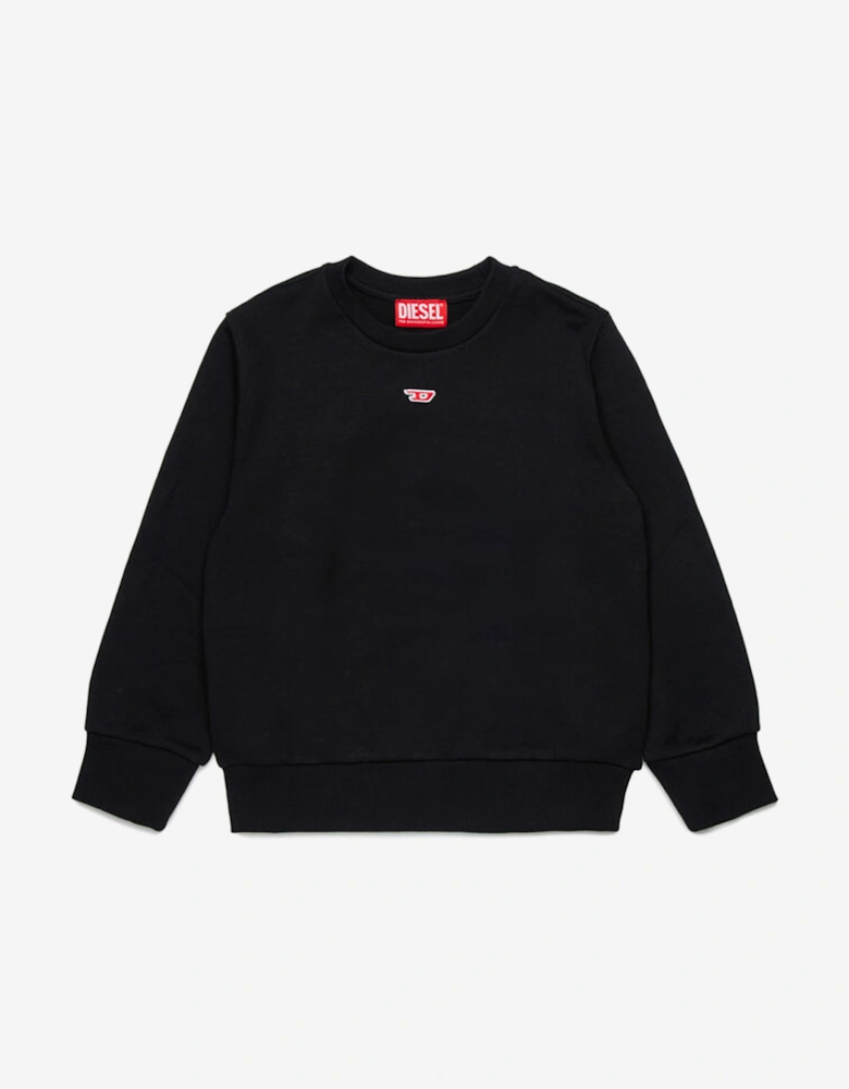 Kids Logo Patch Sweatshirt in Black