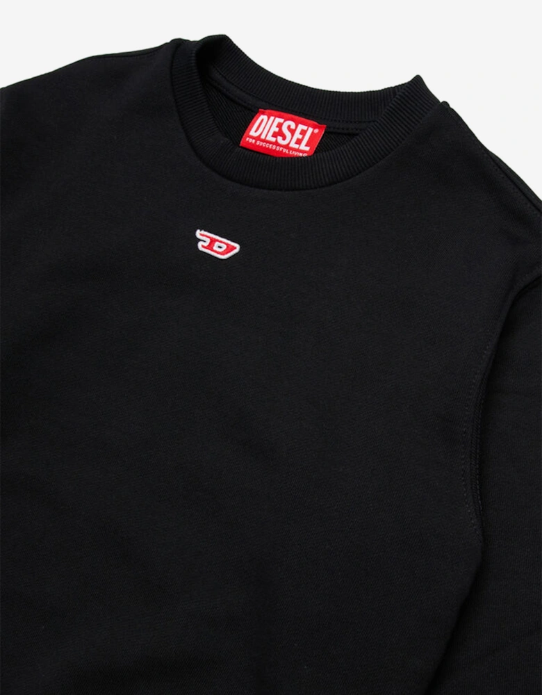 Kids Logo Patch Sweatshirt in Black