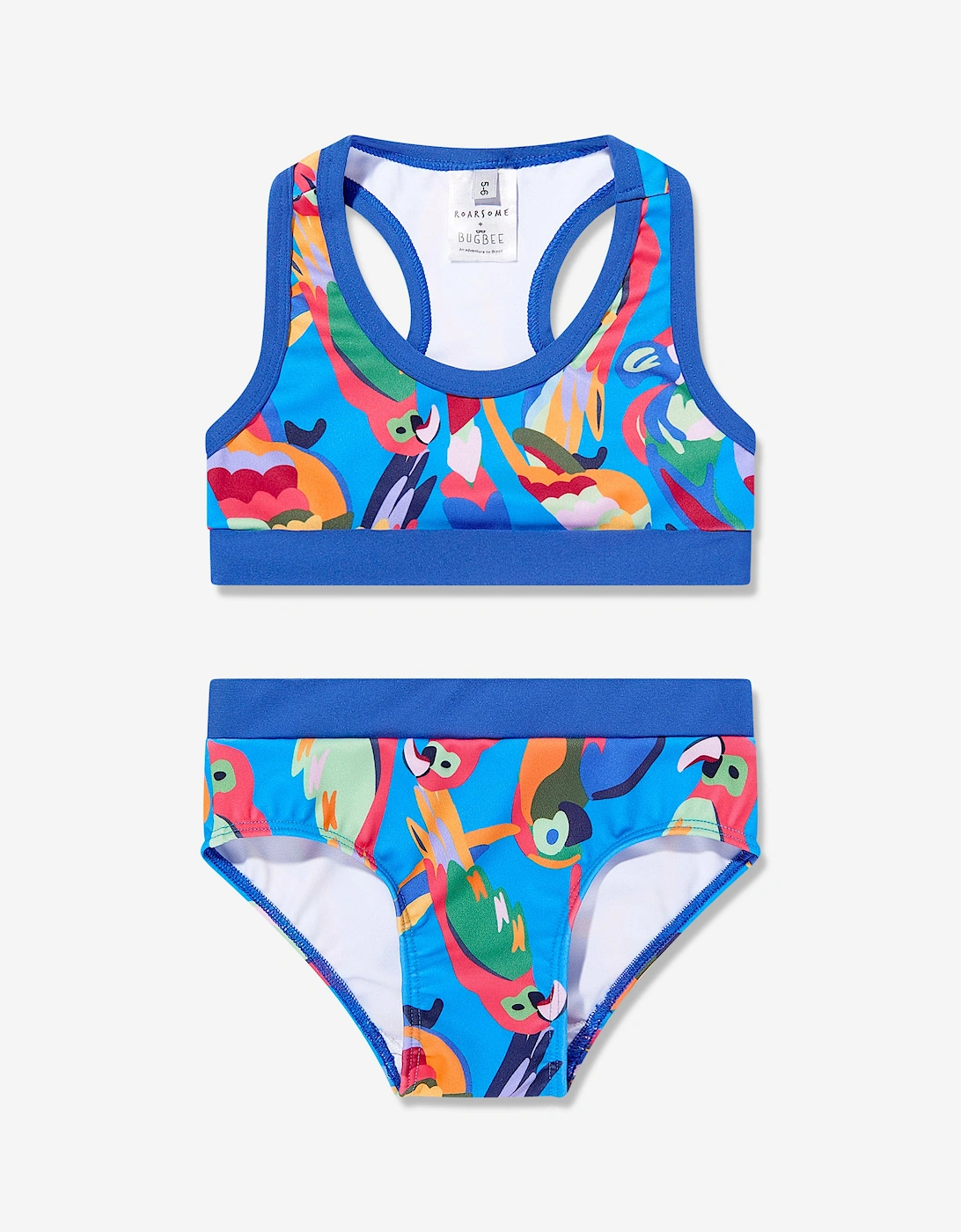 Girls Parrot Bikini in Blue, 5 of 4