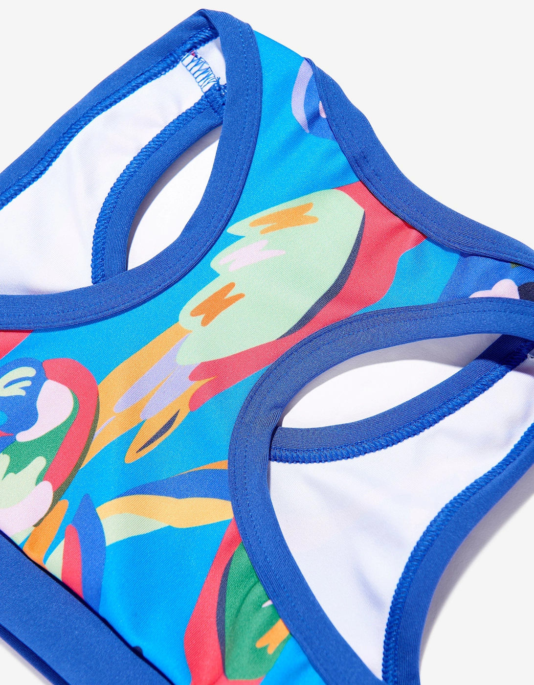Girls Parrot Bikini in Blue