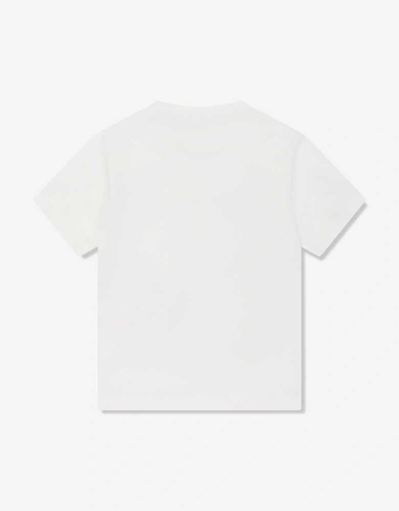 C.P. Company Boys Logo T-Shirt in Ivory