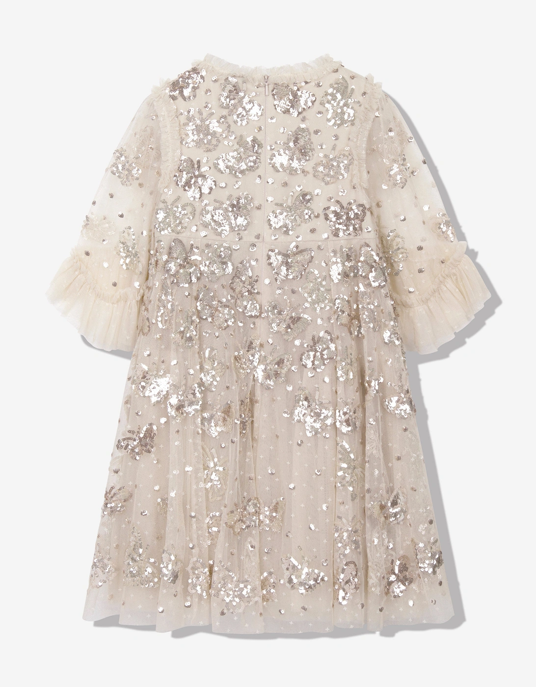 Girls Tulle Papillon Dress in Pink