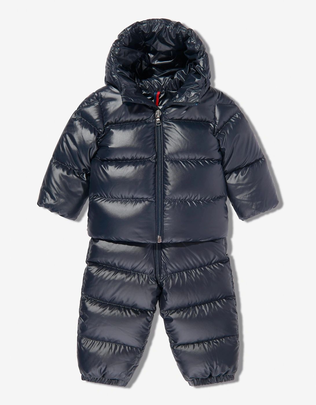 Baby Down Padded Snowsuit in Navy